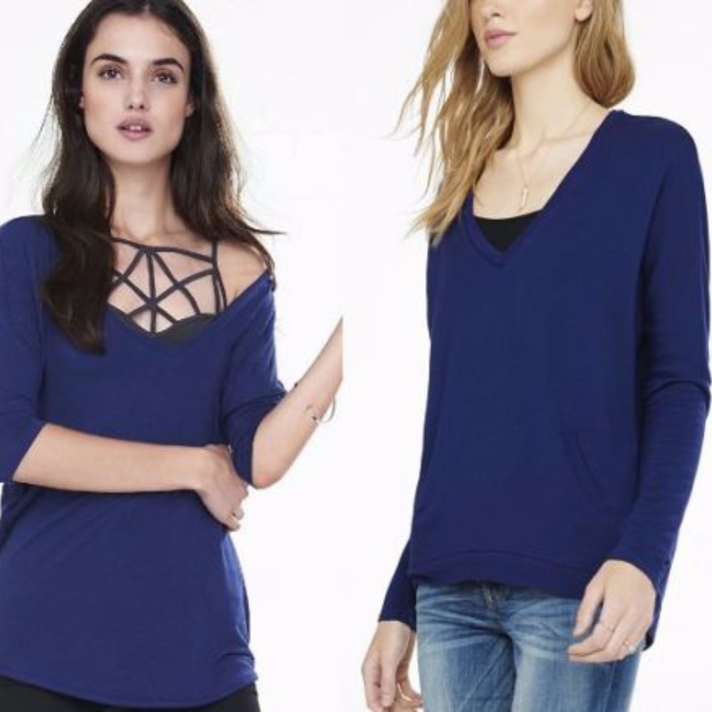 💰 EXPRESS One Eleven Deep V-Neck Dolman Tunic ⭐️